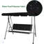Deray Double Swing Chair with Stand