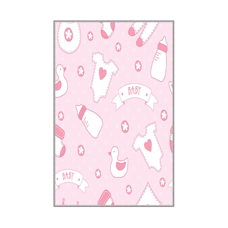Premium Hall Carpet, 3.3 x 6.6 Feet, 100% Polyester, 0.3 in Pile Height | Antibacterial, Non-Slip Underside, Machine Washable | Elegant 3D Digital Print Design, Perfect for Entryways & Living Rooms