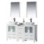 Ensemble de meuble-lavabo double 60 "avec miroir Mance-24551097
