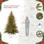 Sapin de Noël artificiel vert avec lumières-1873437487