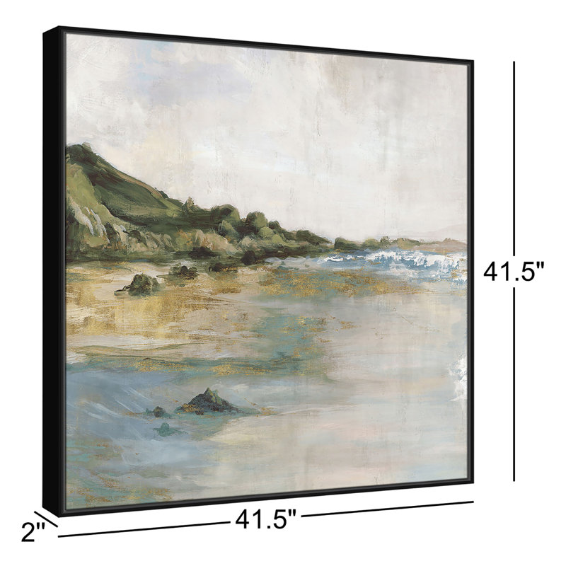 «Cordoba Tide’s Edge» par, H 41,5 po x l 41,5 po, Espresso