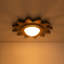 Plafonnier encastré à intensité variable 2 lumières Sunburst-1036617060