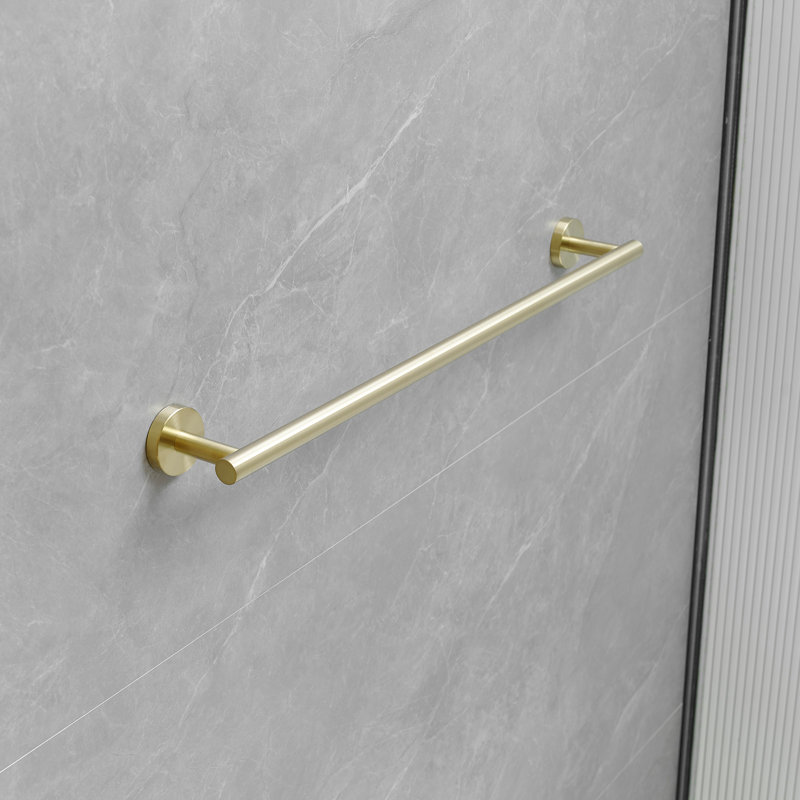 1 Ensemble de quincaillerie de salle de bain 12 pièces, Or brossé