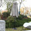 Grand parasol d'extérieur double face 14,8 pi avec manivelle (kaki) (sans base)-205455274
