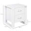 48cm W Particle Board / Chipboard Bedside Table-1924268744