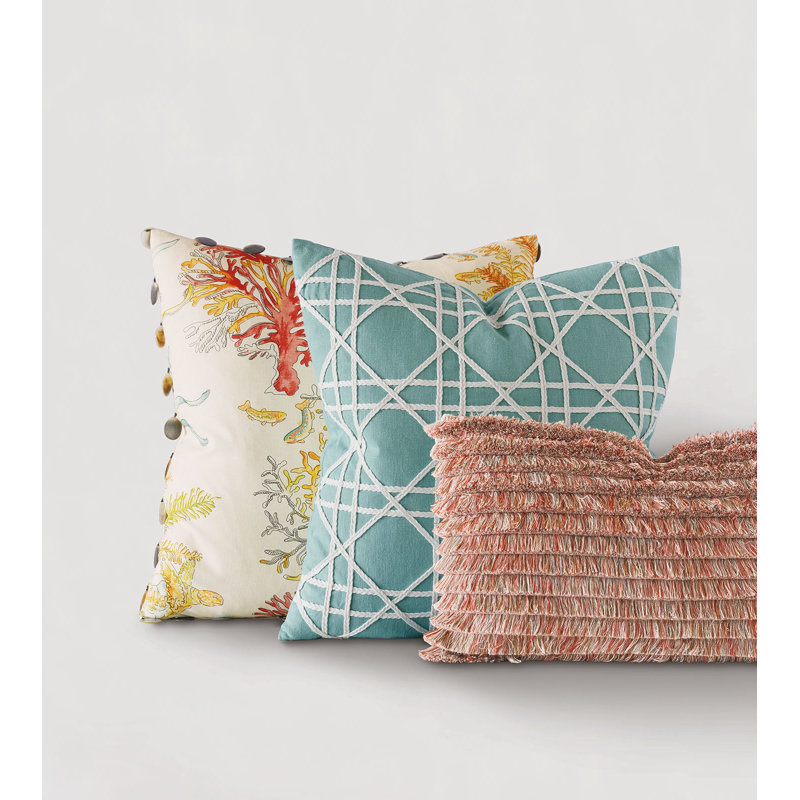 Maldive Square Pillow Cover & Insert