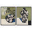 Noir Vase Set High-Gloss Frameless Acrylic Glass Wall Art Floral & Botanical Print by Oliver Gal, Ready to Hang, 16 x 20-616703088-724940599