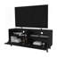 Meuble télé avec rangement ouvert et 1 porte Wengue-1021434753-1021434755
