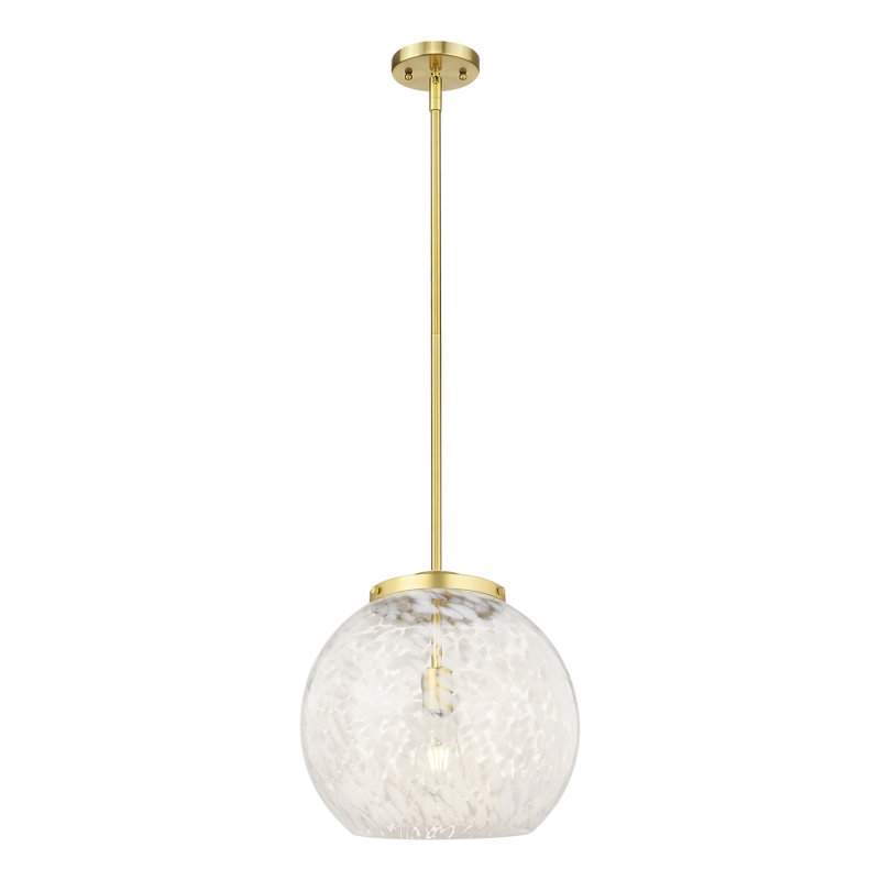 Luminaire suspendu 1 lumière Opsincs, Or satiné