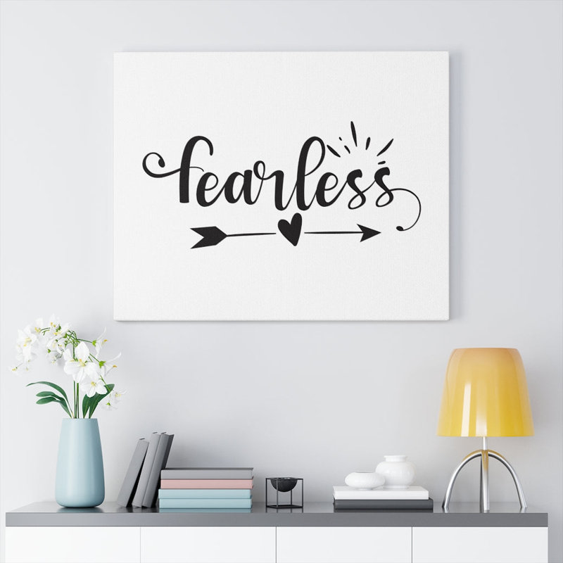 Fearless - Wrapped Canvas Print, 61cm H x 76cm W