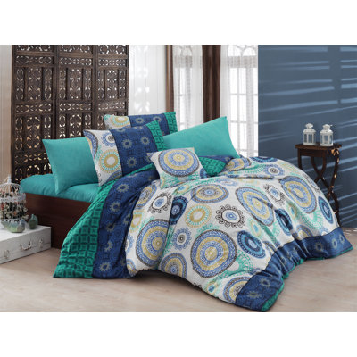 Cotton Floral Duvet Cover