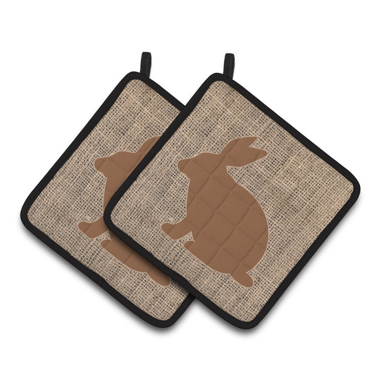 Cuisinier poignée lapin urban home east, Brun