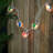 10-Count Clear Llama Patio Light Set 5.75Ft White Wire