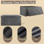 Banc de rangement avec repose-pieds 30 po