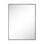 Miroir de salle de bain noir avec coins carrés, 32 po x 24 po-729190141-729190130