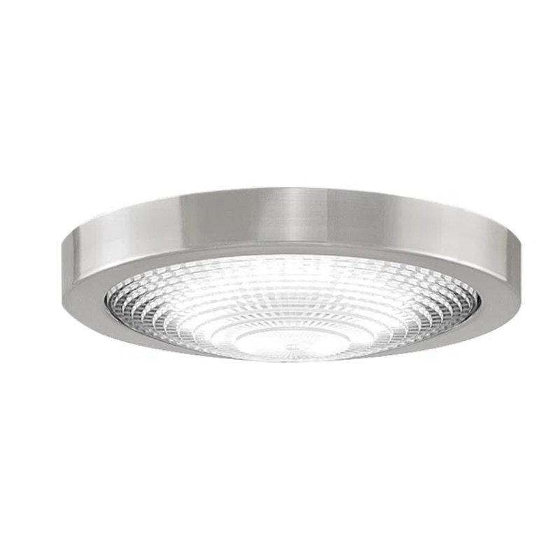 Spitfire DC Custom Ceiling Fan Correlated Color Temperature (CCT) Select LED Light Kit - Brushed Nickel, Brushed Nickel
