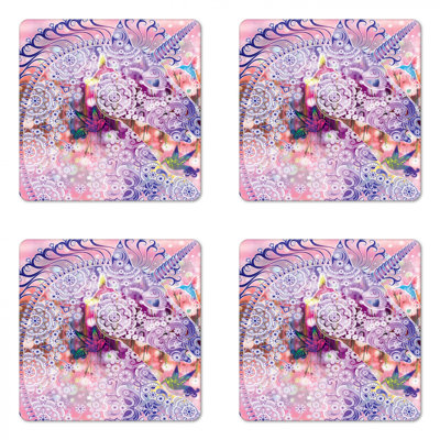 Sous-verre de licorne