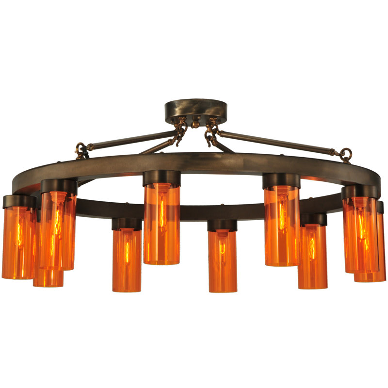Clark 10 - Light Semi Flush Mount