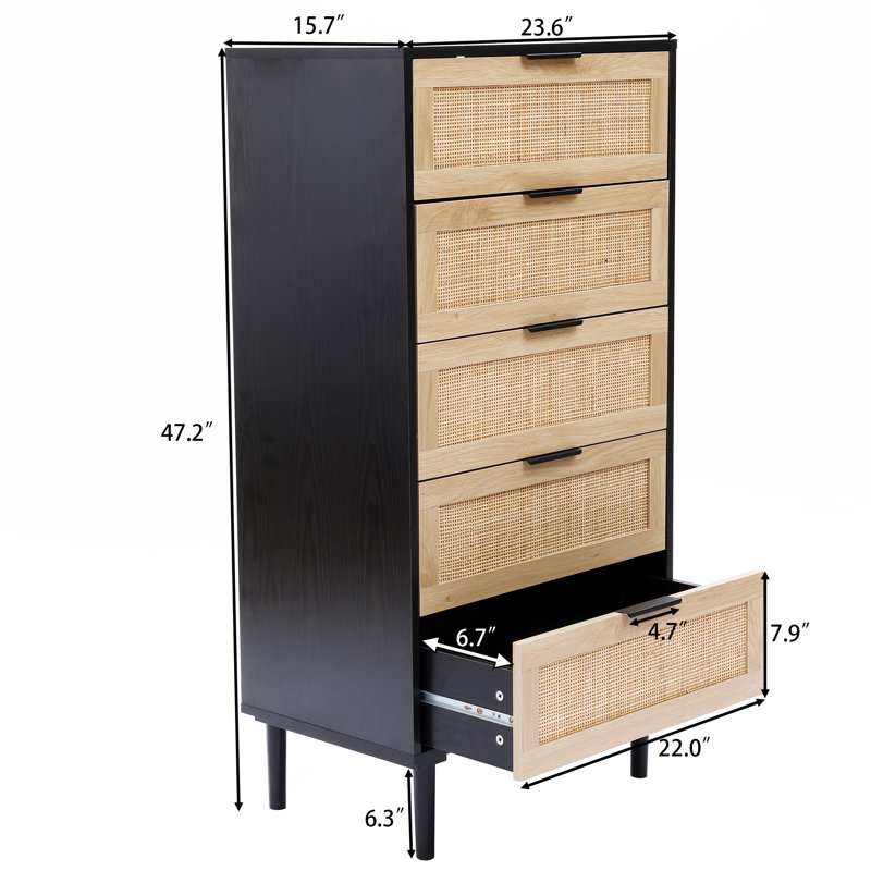 Azhar 5-Drawer Chest