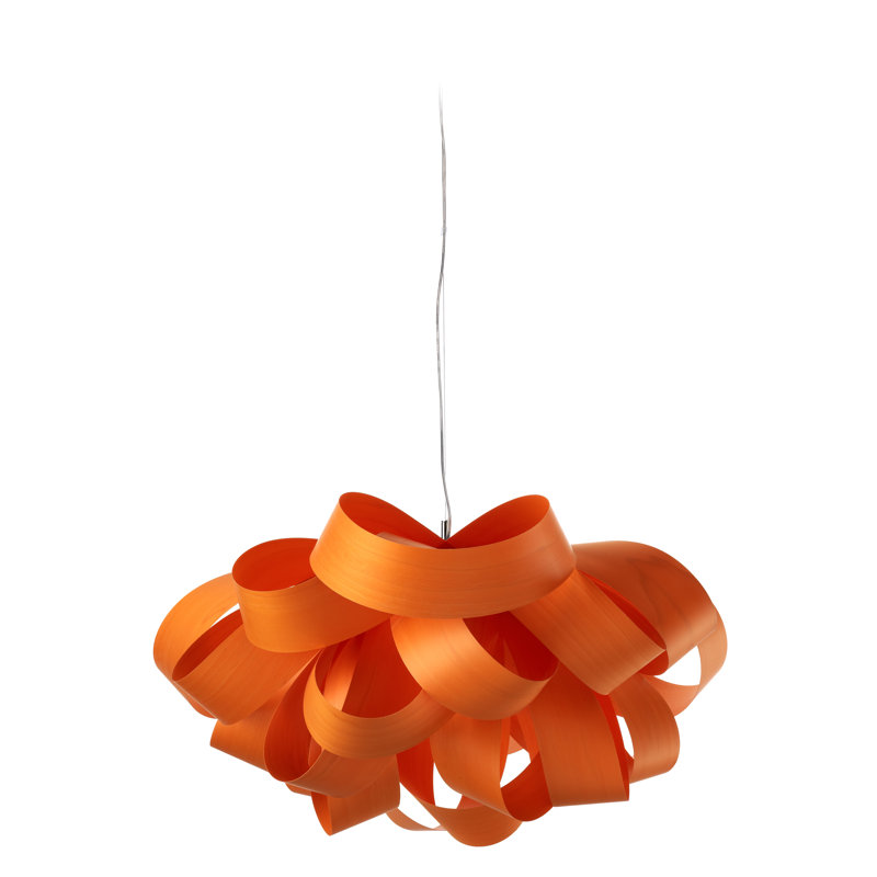Agatha 1 - Light Pendant, Orange, E26 Base, 14.6" H x 30" W x 30.7" D