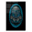 «Sugar Skull» par Rachel Caldwell, art mural en verre acrylique-1702367164