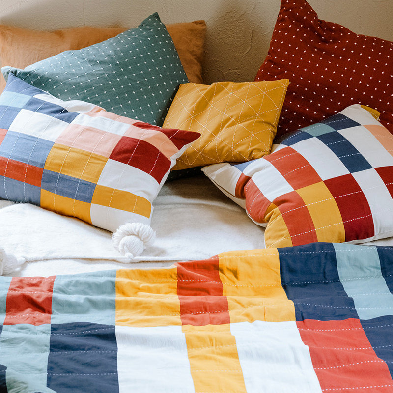 Quilted Throw Blanket