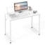 Petit bureau d'ordinateur de 40 pouces avec structure en métal robuste