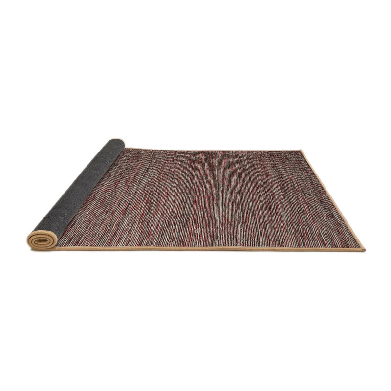 Tapis contemporain brun, Rond 6 pi