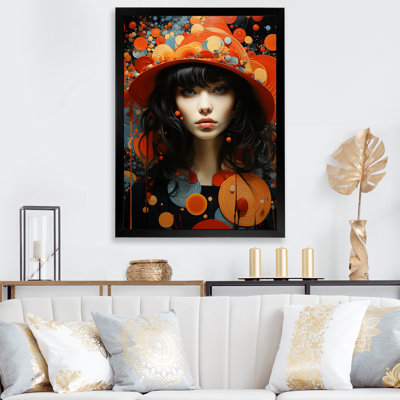 " Mid Century Retro Woman Portrait II "