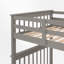 Lit superposé en bois avec escalier de rangement-671270626-671270625