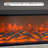 78.74"Embedded Simulated Flame Decorative Electric Fireplace.-118373403