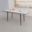 Ensembles de table de salle à manger extensible et moderne, en MDF noir, peu encombrant pour la cuisine
