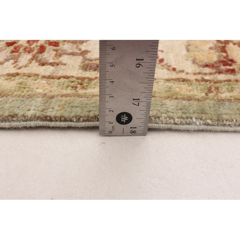 Tapis bleu clair Gatesville Peshawar Oushak 3 pi 0 po x 5 pi 4 po