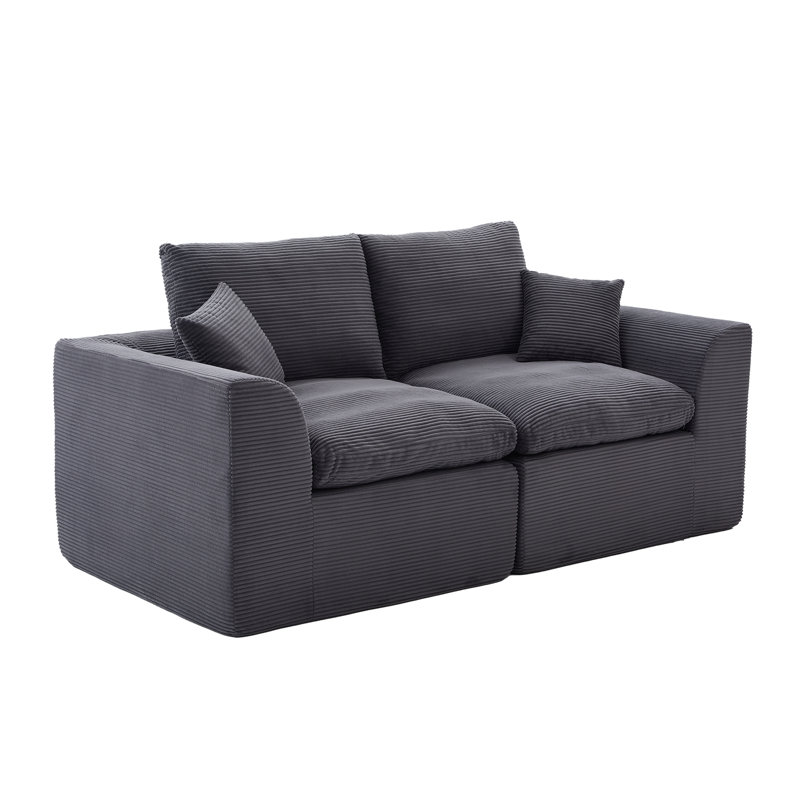 Canapé modulaire modulaire Cloud, Gris foncé