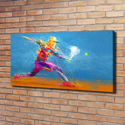 Tennis Player - Wrapped Canvas Print