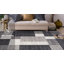Akieba Geometric Tufted Gray/Black/White Area Rug-97673461
