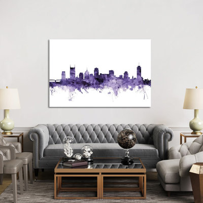 Nashville, Tennessee Skyline by Michael Tompsett - Wrapped Canvas Gallery-Wrapped Canvas Giclée