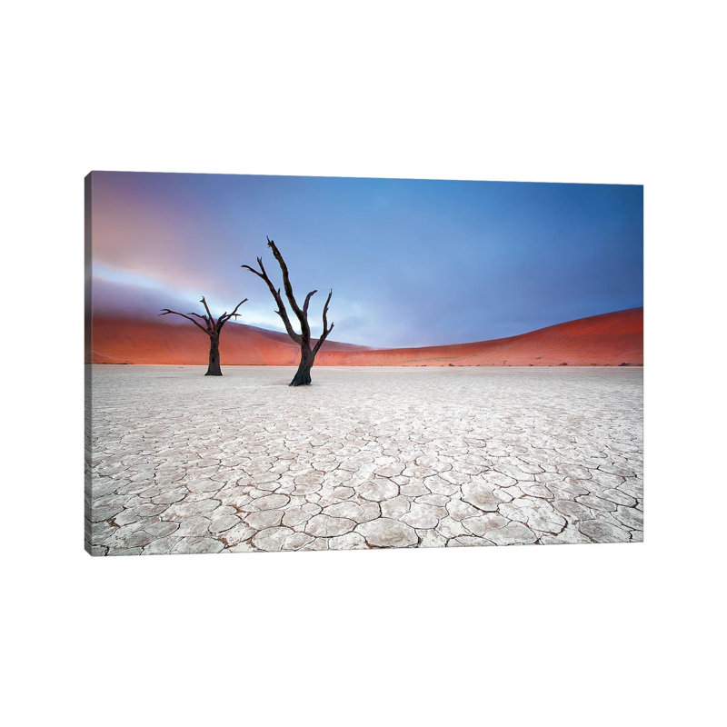 Mist Over Deadvlei by Ben McRae - Wrapped Canvas Print