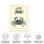 Toile d'extérieur «Antique Blue Crabs II» par Vision Studio-87945484
