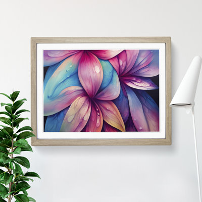 Colourful Flowers Vol.2 Abstract - Single Picture Frame Painting