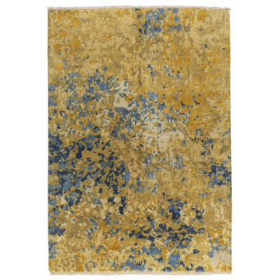 Floral II Blue Gold