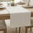 Cotton Table Runner With Decorative Stitched Edges, Dresser Scarf, Furniture Top Cover-852684382-848327614