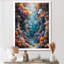 Orange bleu, corail, marine, merveille de rêves - art mural Coralwall-1631963439-1862933581