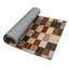Tapis d'intérieur et d'extérieur à carreaux brun-928595206