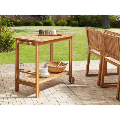 Chauncie Solid Wood Bar Cart