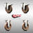 4 Piece High Temp Glass Filled Nylon Caster Set