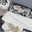 Ensemble de housse de couette floral or blanc hydrangées Blooms Heaven II-107147648