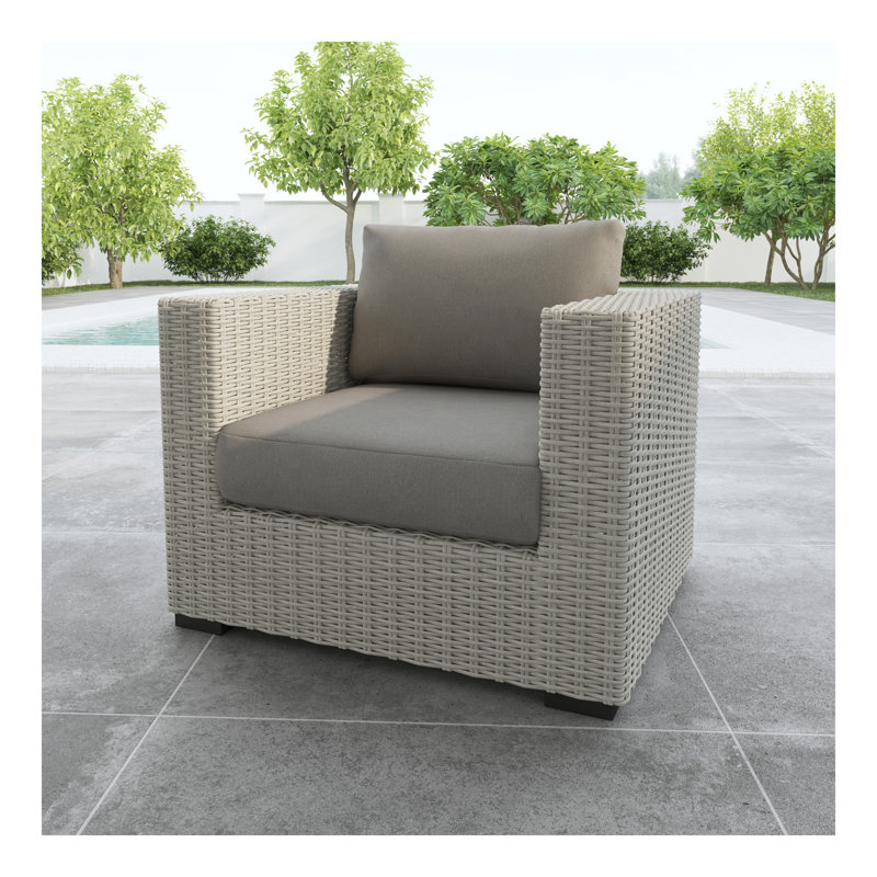 Chaise longue d'extérieur - Design chic, matériaux de haute qualité - Coussins profonds, amovibles pour un rangement facile - Détente avec style et confort