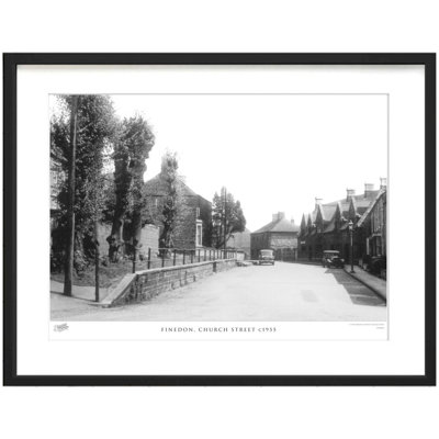 Finedon, Church Street C1955 by Francis Frith - Single Picture Frame Print