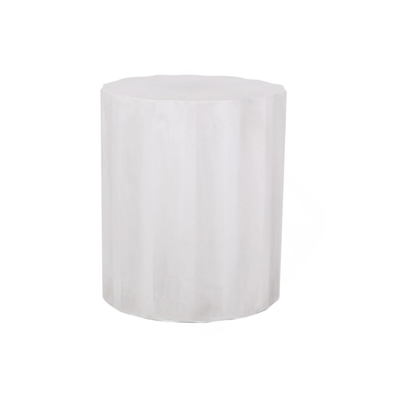 Outdoor Lightweight Concrete Side Table